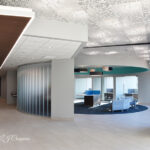 Interior of bank building photography