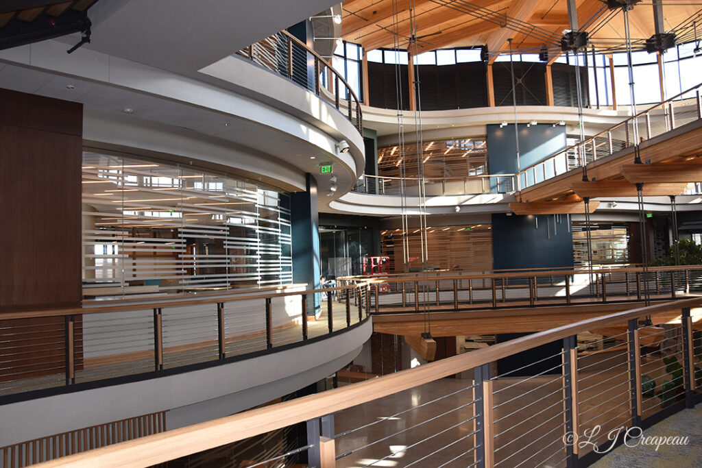 Interior photography of Biotech building